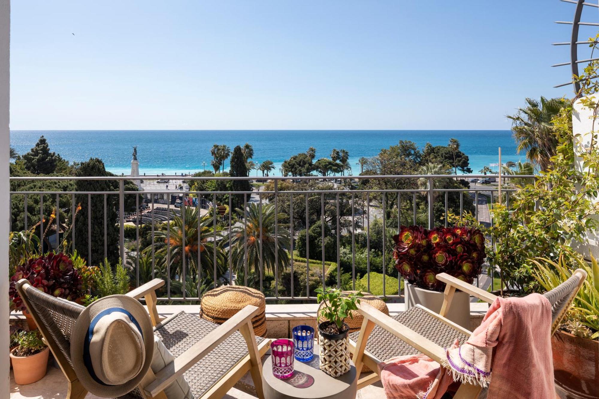 Unique Sea View Apartment, Center, 100M2 Nice Exterior foto