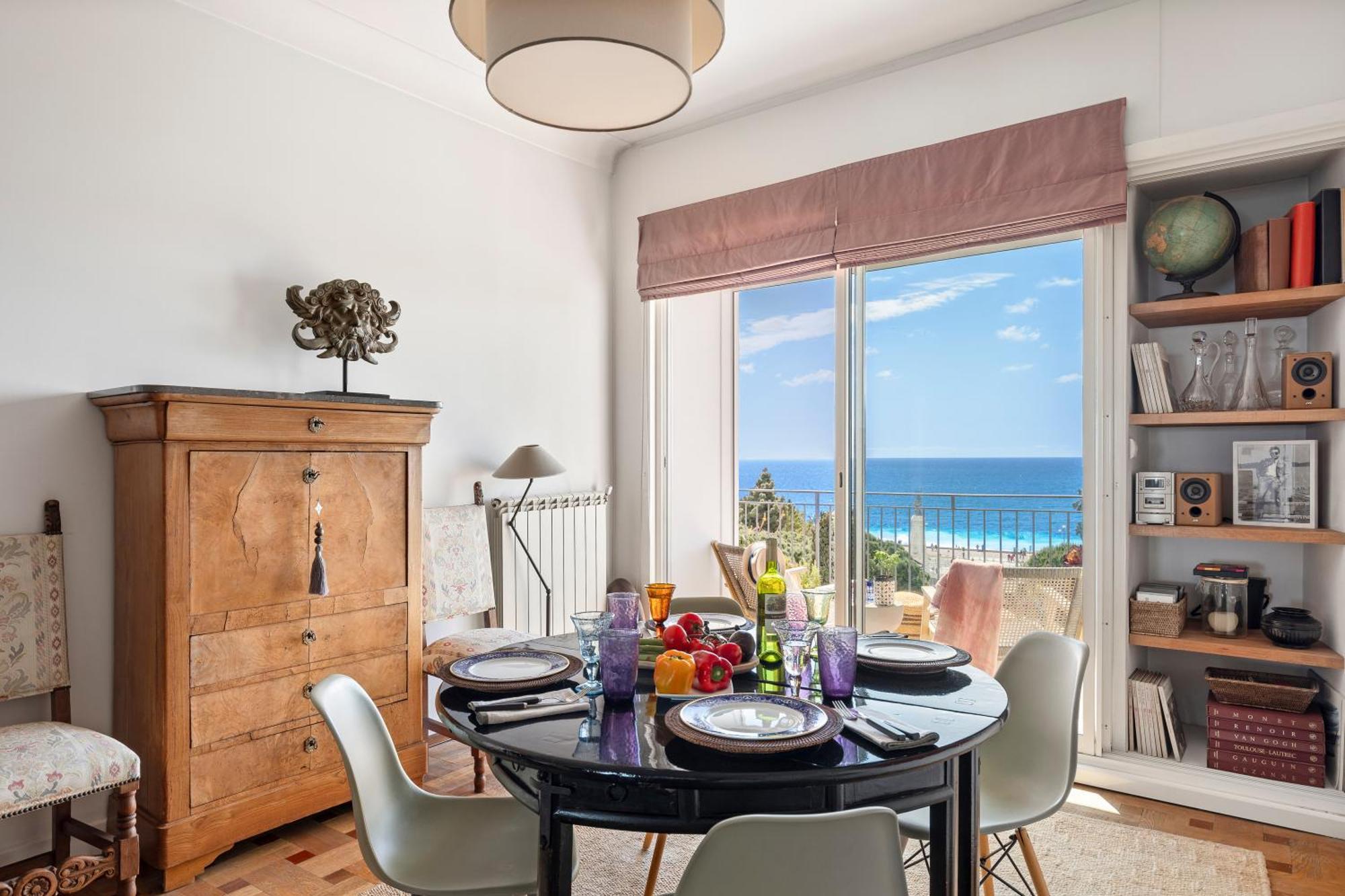 Unique Sea View Apartment, Center, 100M2 Nice Exterior foto